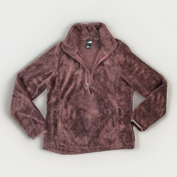 The North Face Tops - The North Face Women’s Campshire Pullover Size M Chocolate Brown 1/2 Zip Teddy